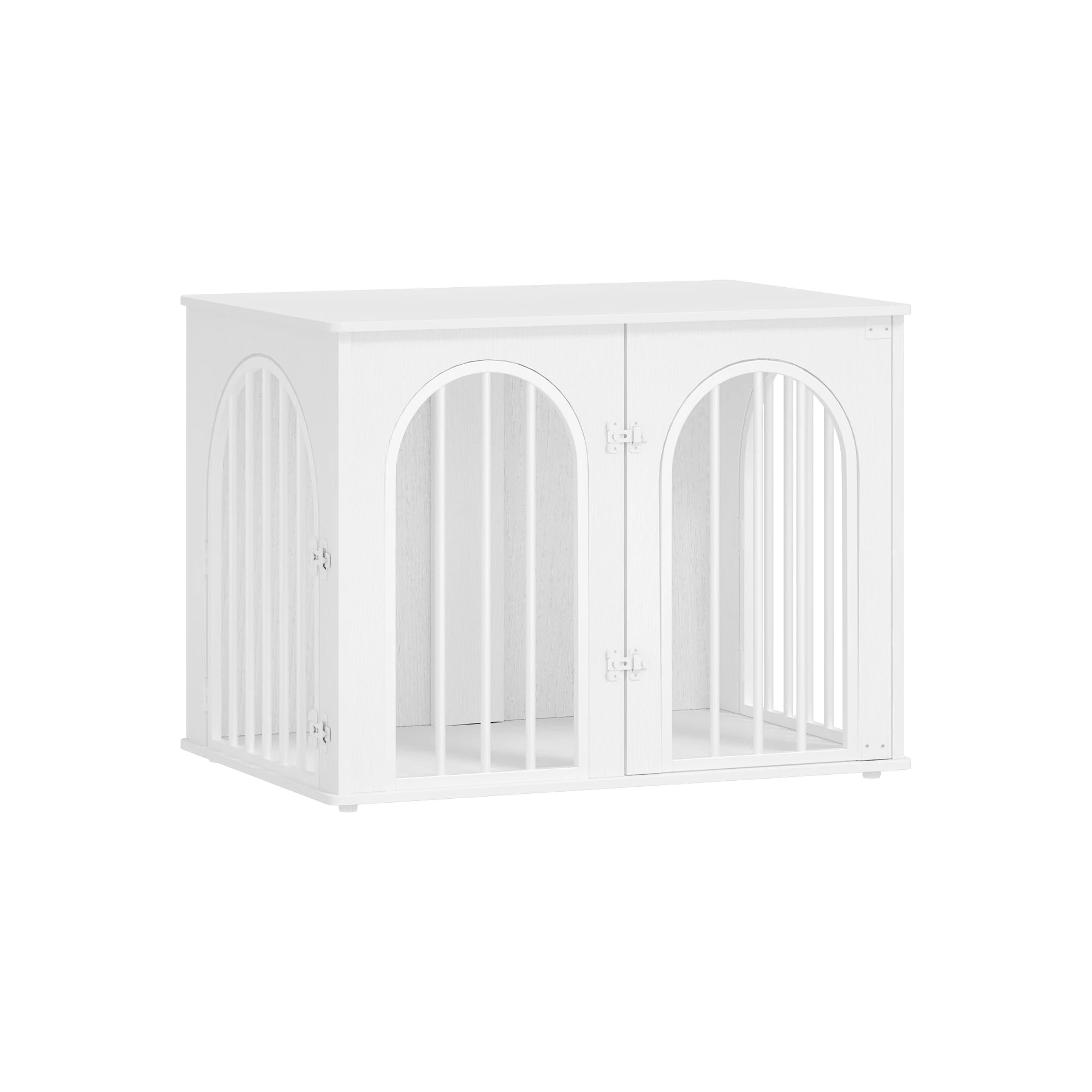 Klatka kennelowa  – mebel 2w1 z łukowymi drzwiami