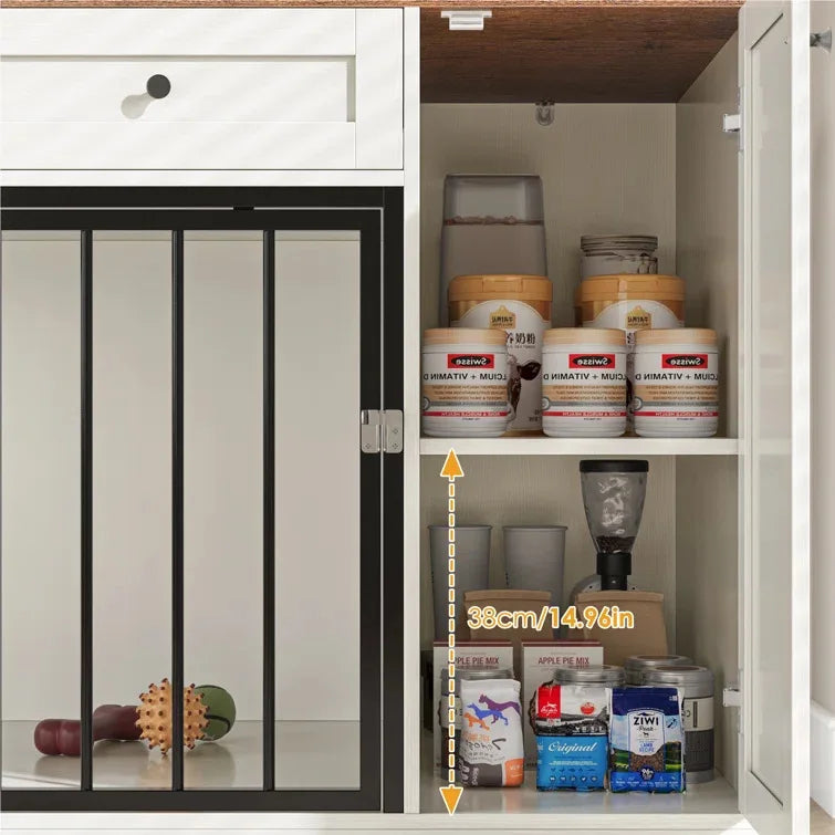 Klatka Kennelowa z szafką\pułkami - Mebel