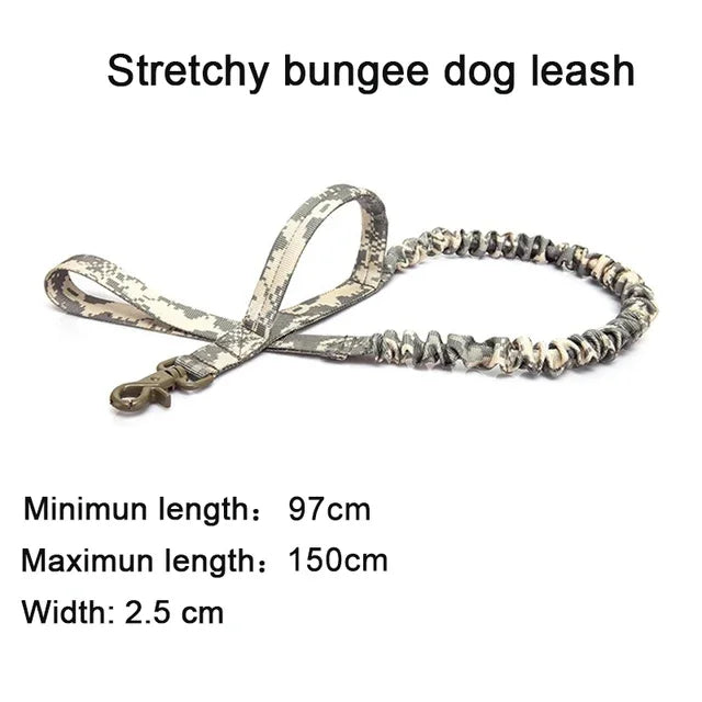 Tactical Dog Collar Set Adjustable Nylon Military Dog Collar Leash For Training Medium Large Dogs German Shepherd Pet Products