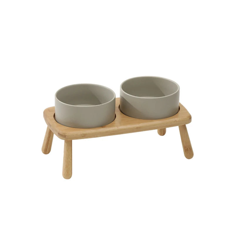 Miski ceramiczne z podstawka