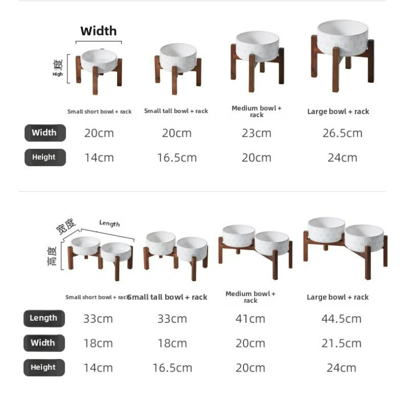 Ceramiczna miska dla psa „Snowflake Relief”