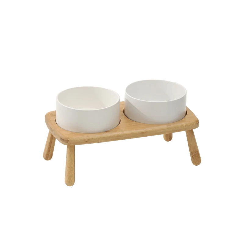 Miski ceramiczne z podstawka